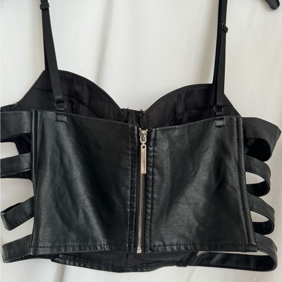 Say What faux leather bustier - Picture 3 of 11